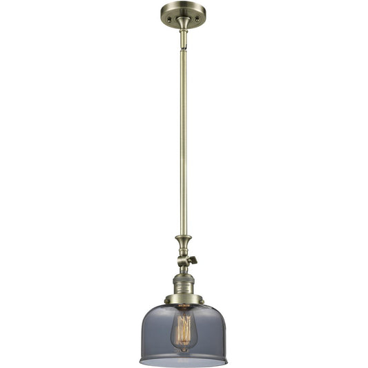 Innovations Lighting  206-AB-G73-LED Franklin Restoration Bell Mini Pendant Antique Brass