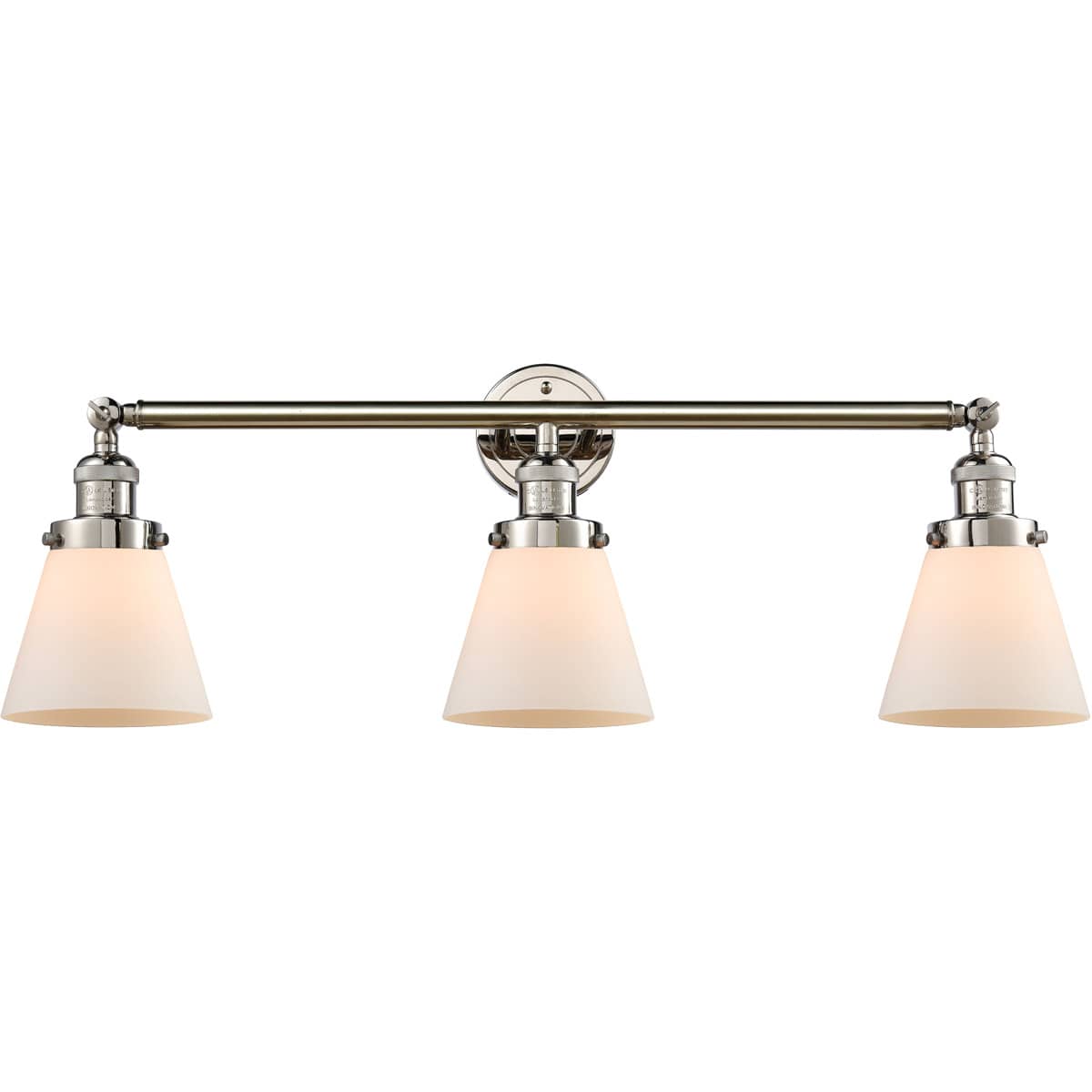 Innovations Lighting  205-PN-G61 Franklin Restoration Small Cone Bathroom Vanity Light