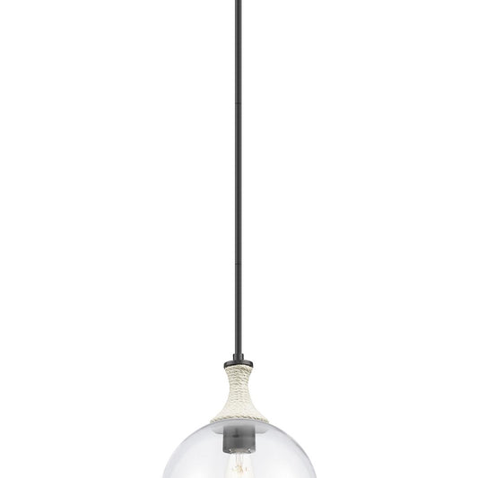 Innovations Lighting  415-1SR-BK-G122-10 Astor Mini Pendant Matte Black