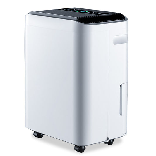 Elexnux 50 -Pint Large Room Dehumidifier For Basements , Bathrooms , White