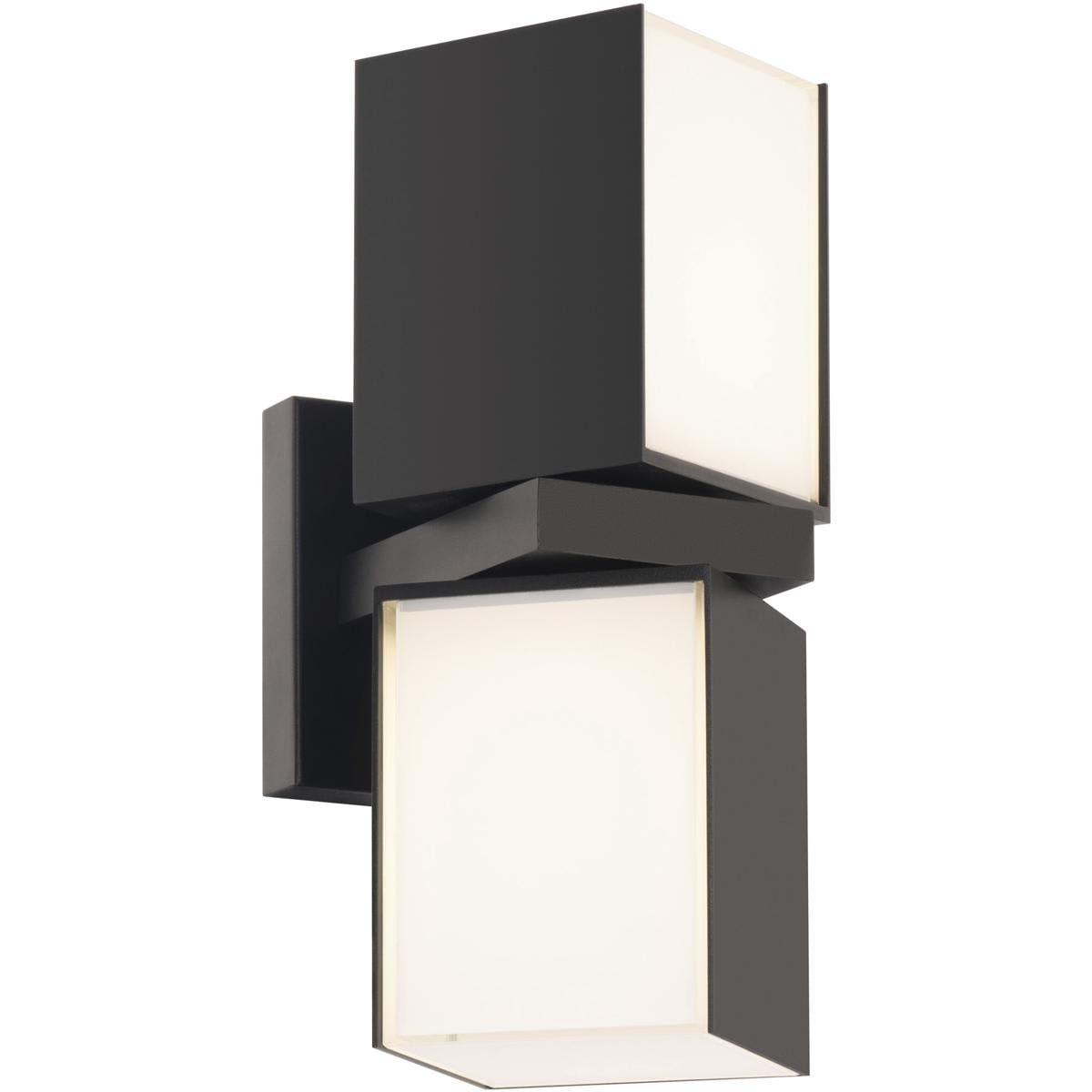 WAC Lighting  WS-W15312-30-BK Vaiation LED 125 inch Black Outdoor Wall Light in 3000K dweLED