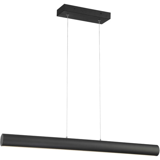 Access Lighting  24891LEDD-MBL/ACR Carmel Island Light Ceiling Light in Matte Black