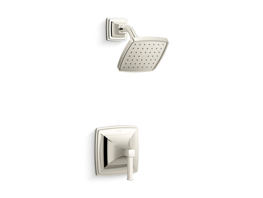 KOHLER Riff Vibrant Polished Nickel 1-handle 6.5-in Square Shower Faucet (Single Function)