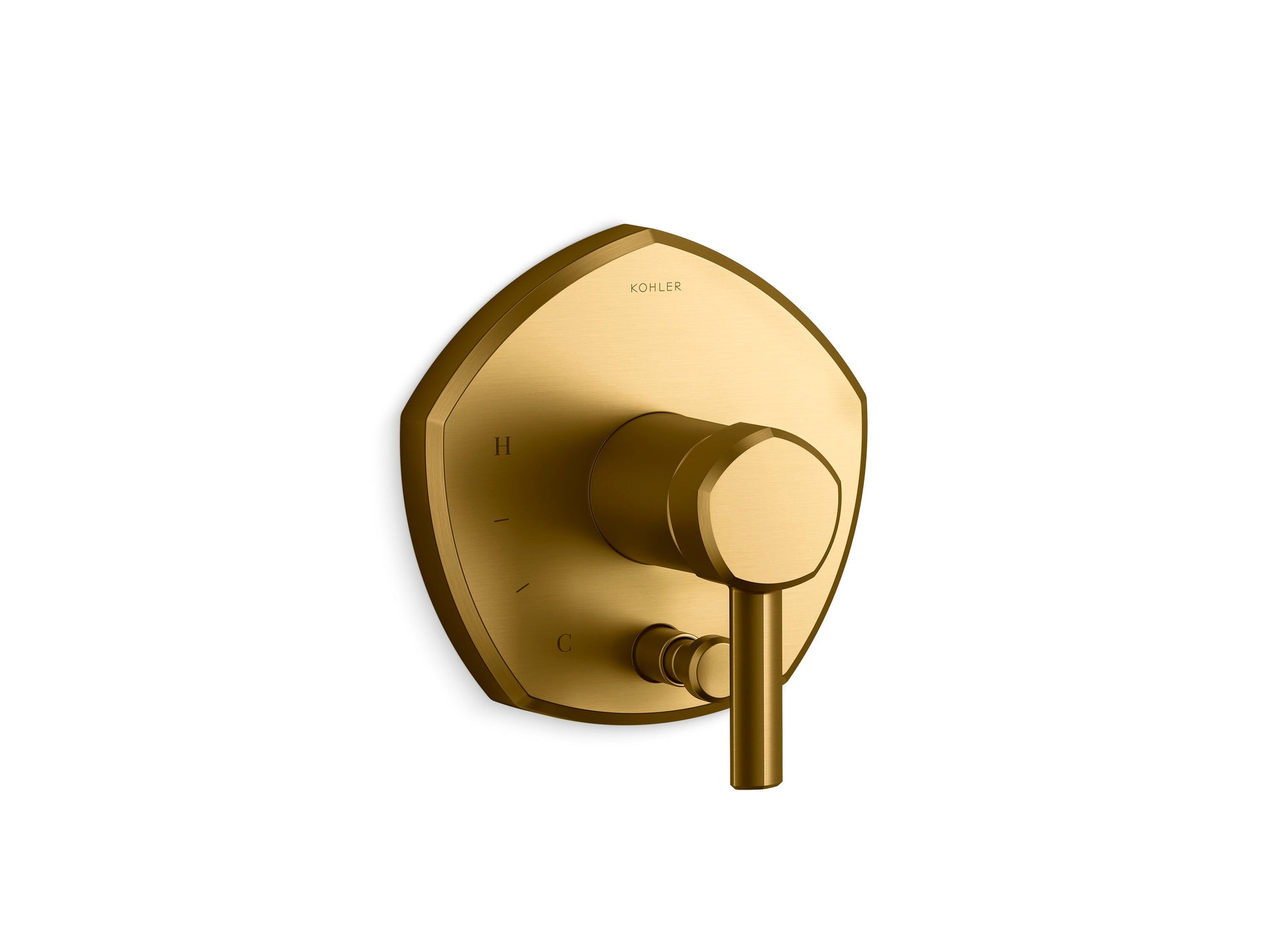 KOHLER Occasion Vibrant Brushed Moderne Brass 1-handle Bathtub and shower Faucet (Sold Separately)