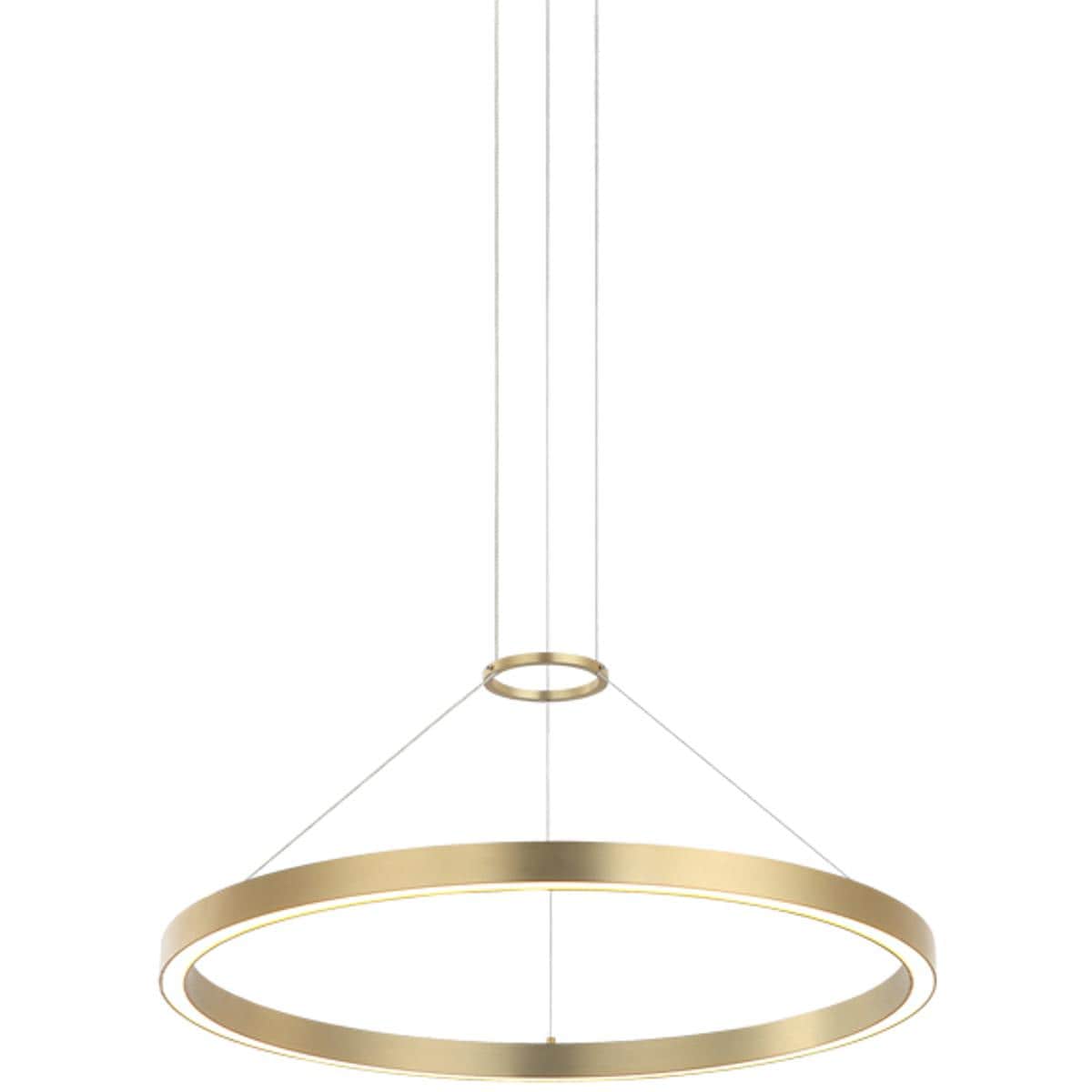 Matteo  Lighting C30824BG O'hara LED 2363 inch Brushed Gold Chandelier Ceiling Light