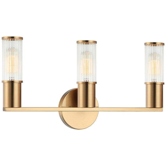 Matteo  Lighting S02803AG Klarice Wall Sconce Wall Light in Aged Gold Brass