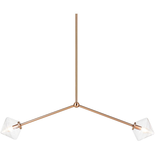Matteo  Lighting C81742AGCL Novo Pendant Aged Gold Brass