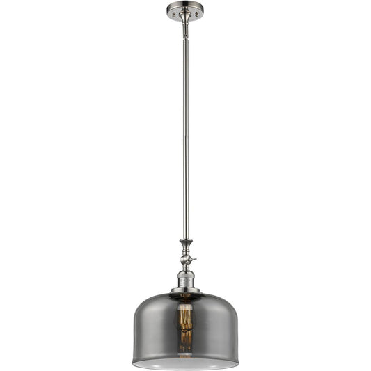 Innovations Lighting  206-PN-G73-L-LED Franklin Restoration Bell Mini Pendant Polished Nickel