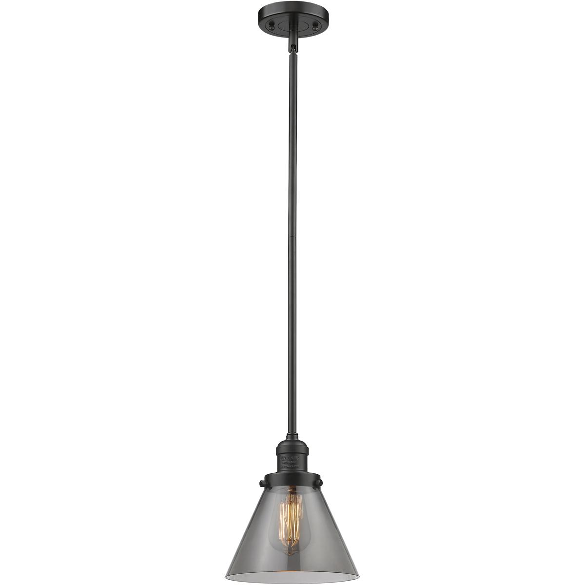 Innovations Lighting  201S-OB-G43-LED Franklin Restoration Cone Mini Pendant Oil Rubbed Bronze