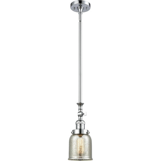 Innovations Lighting  206-PC-G58-LED Franklin Restoration Bell Mini Pendant Polished Chrome