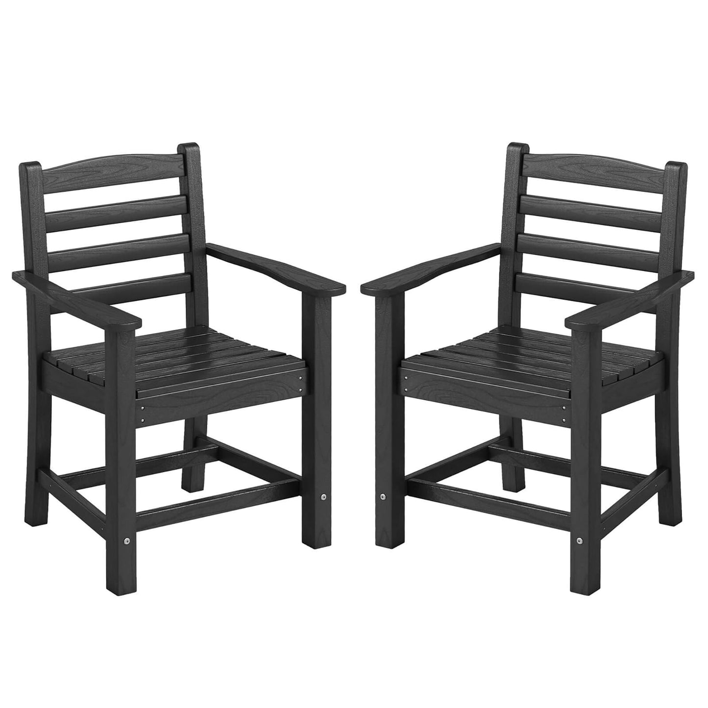 Costway Set of 2 Contemporary/Modern Dining arm chair ( Composite Frame )