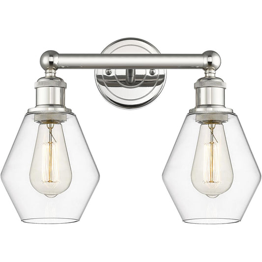 Innovations Lighting  616-2W-PN-G652-6 Cindyrella Bathroom Vanity Light Polished Nickel
