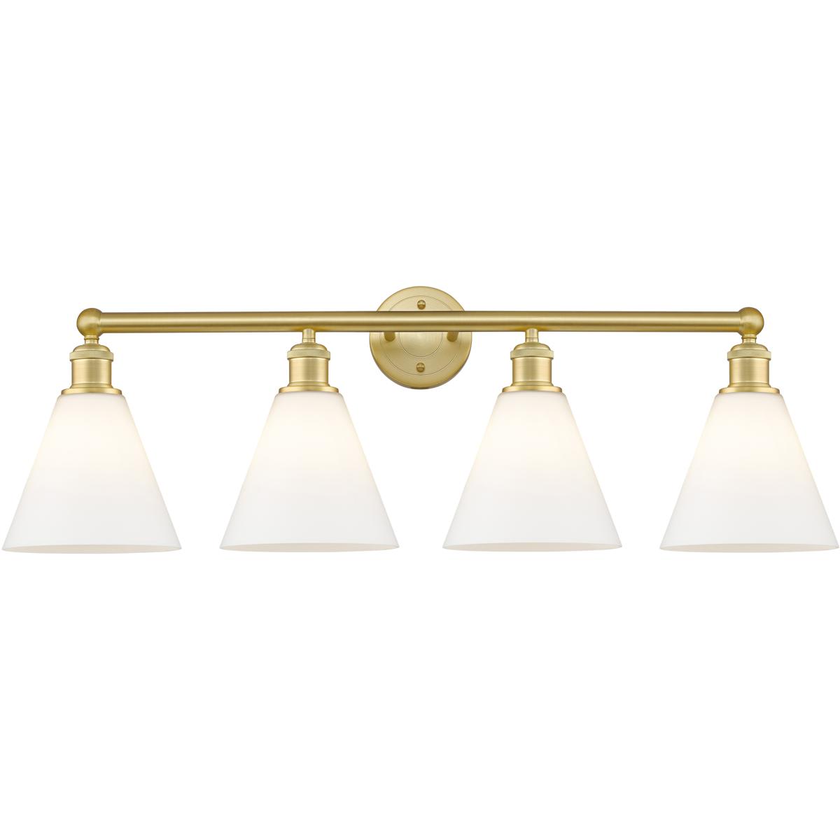 Innovations Lighting  616-4W-SG-GBC-81 Berkshire Bathroom Vanity Light Satin Gold