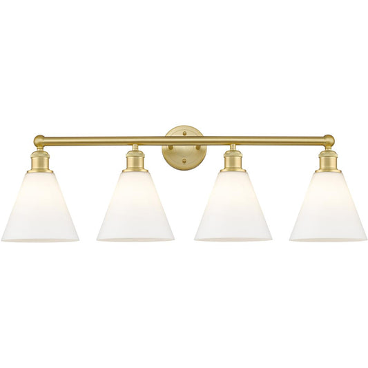 Innovations Lighting  616-4W-SG-GBC-81 Berkshire Bathroom Vanity Light Satin Gold