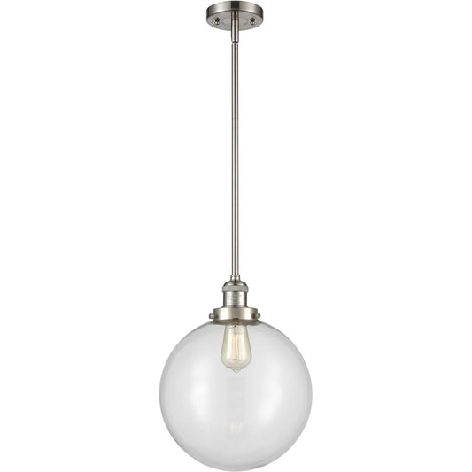 Innovations Lighting  201S-SN-G202-12 Franklin Restoration Beacon Mini Pendant Brushed Satin Nickel