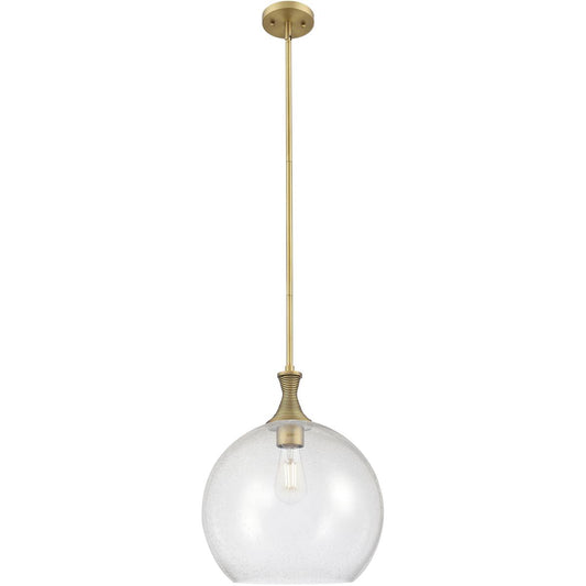 Innovations Lighting  415-1S-BB-G124-14 Astor Pendant Brushed Brass