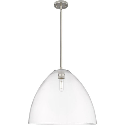 Innovations Lighting  434-1S-SN-GBD-162 Crown Point Pendant Satin Nickel