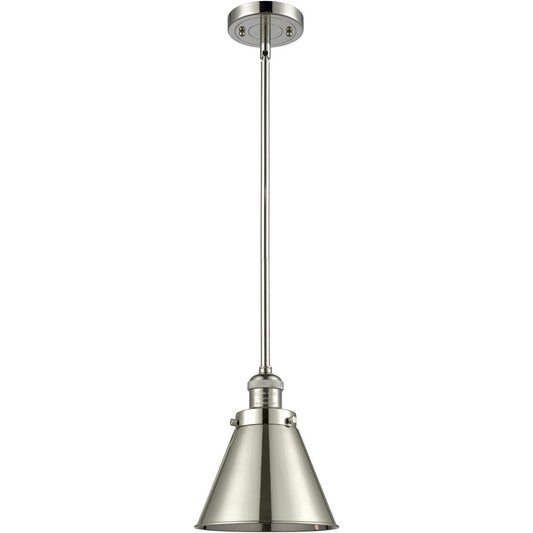 Innovations Lighting  201S-PN-M13-PN Franklin Restoration Appalachian Mini Pendant Polished Nickel