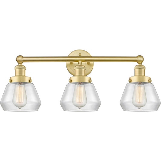 Innovations Lighting  616-3W-SG-G172 Fulton Bathroom Vanity Light Satin Gold