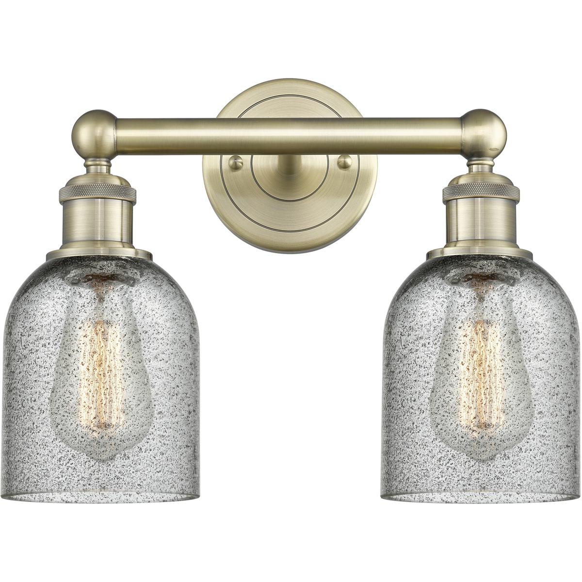 Innovations Lighting  616-2W-AB-G257 Caledonia Bathroom Vanity Light Antique Brass