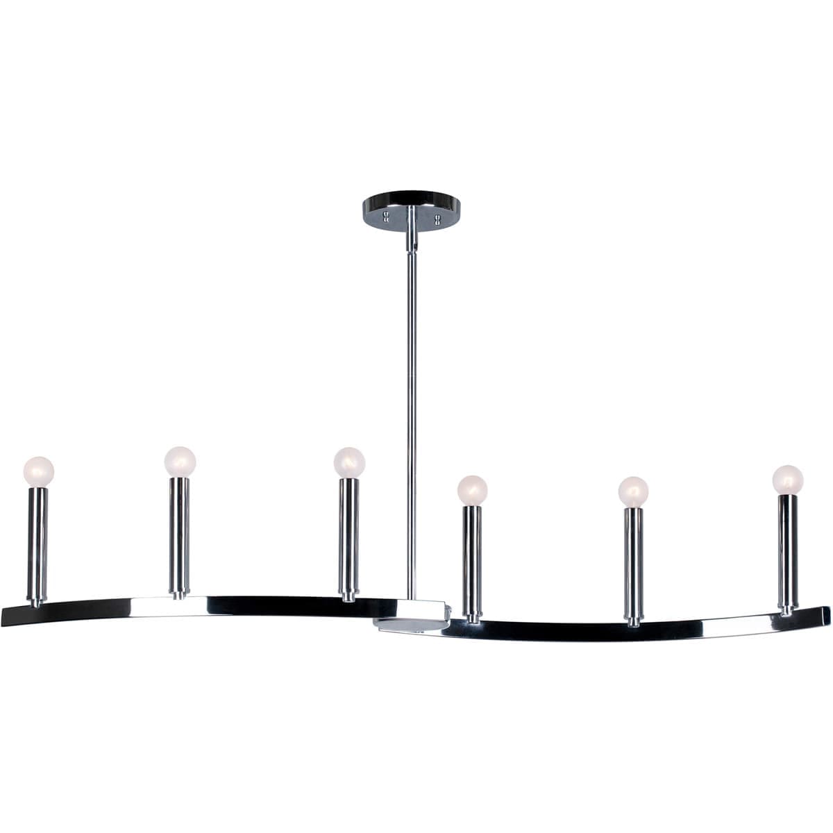 Forte Lighting  7175-06-05 Wyatt Island Light Chrome