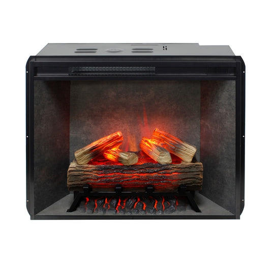 Modern Ember 29.5-in Black Electric Fireplace Insert