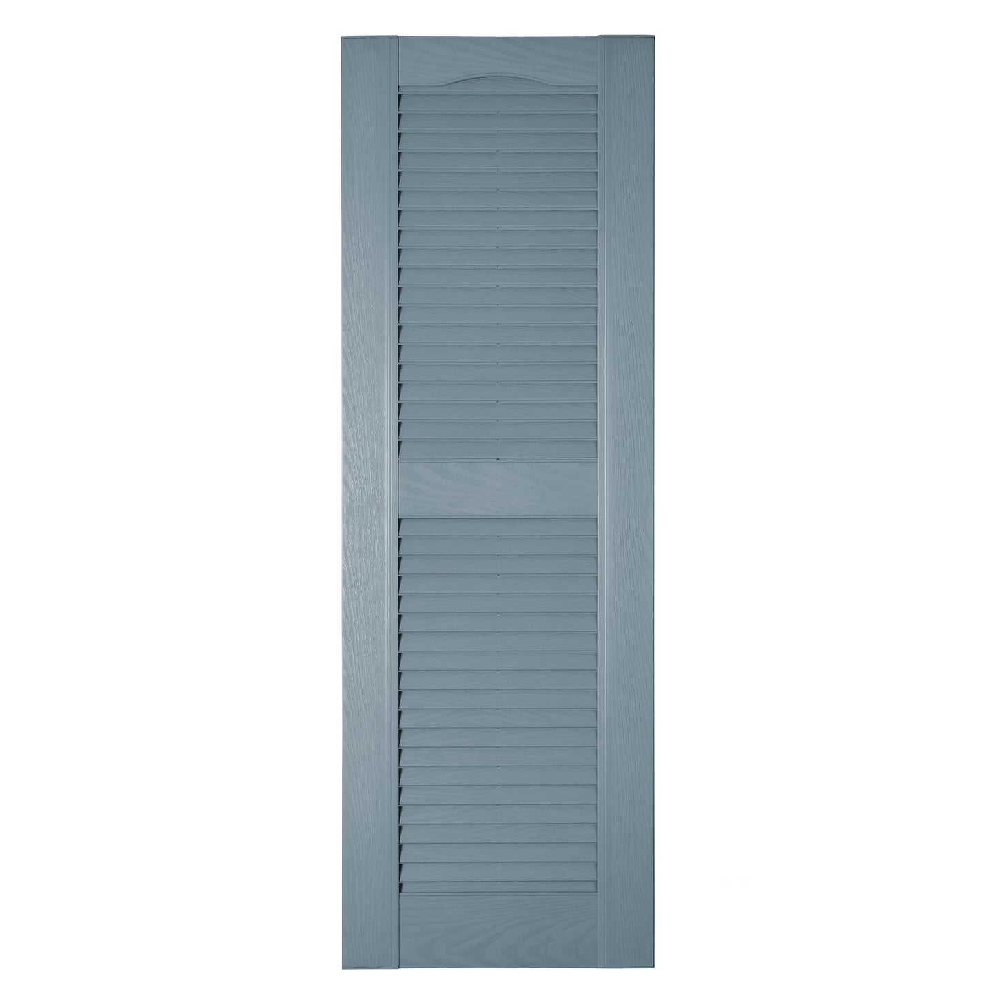 RELIABILT 16.25-in W x 82-in H Colonial Blue Louvered Polypropylene Exterior Shutters ( 2 -Pack )
