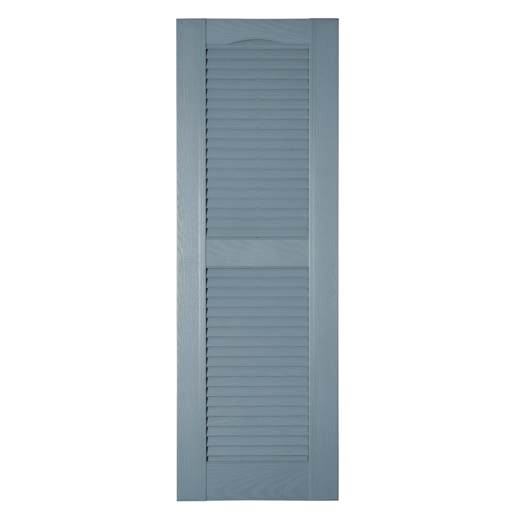 RELIABILT 16.25-in W x 82-in H Colonial Blue Louvered Polypropylene Exterior Shutters ( 2 -Pack )