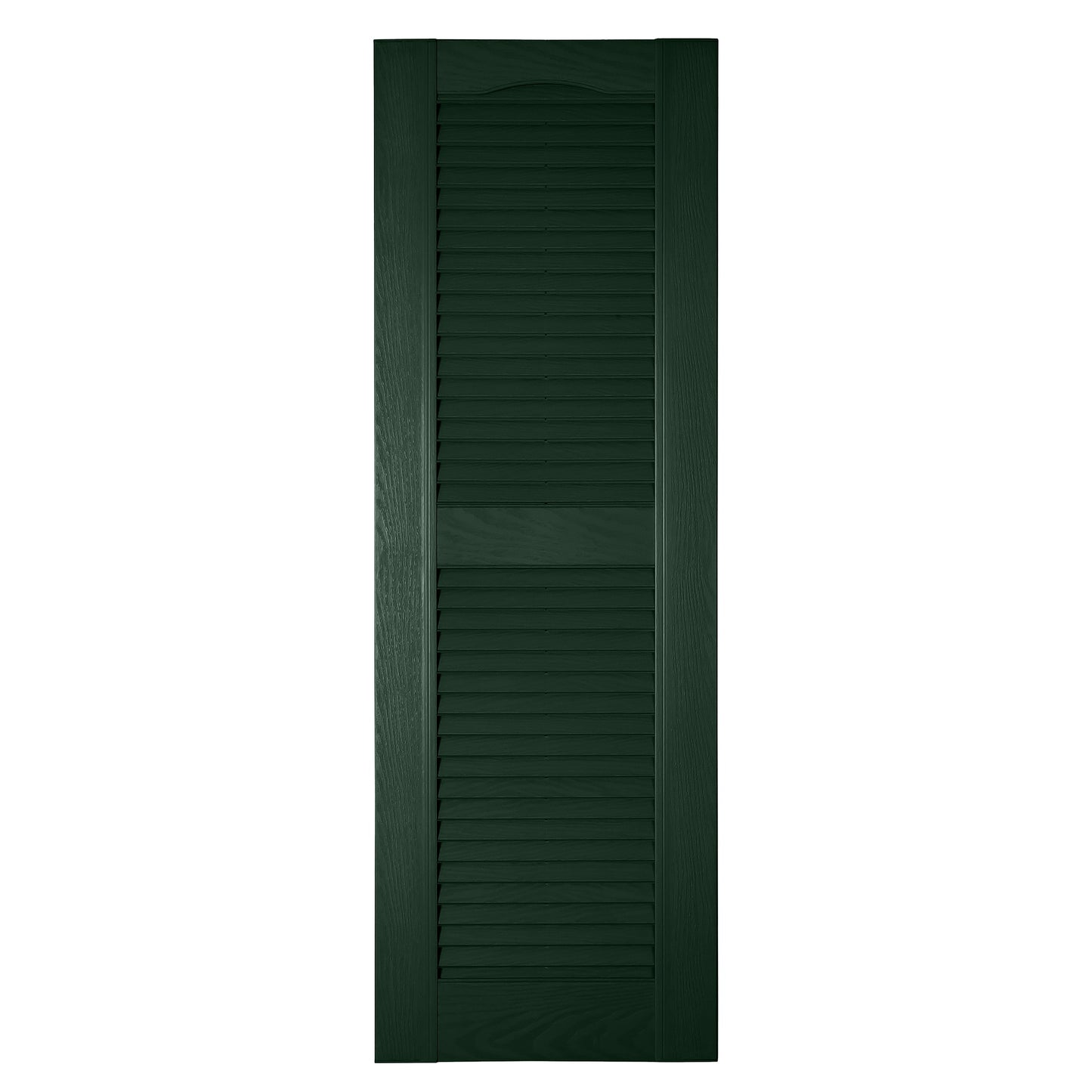 RELIABILT 16.25-in W x 83-in H Heritage Green Louvered Polypropylene Exterior Shutters ( 2 -Pack )