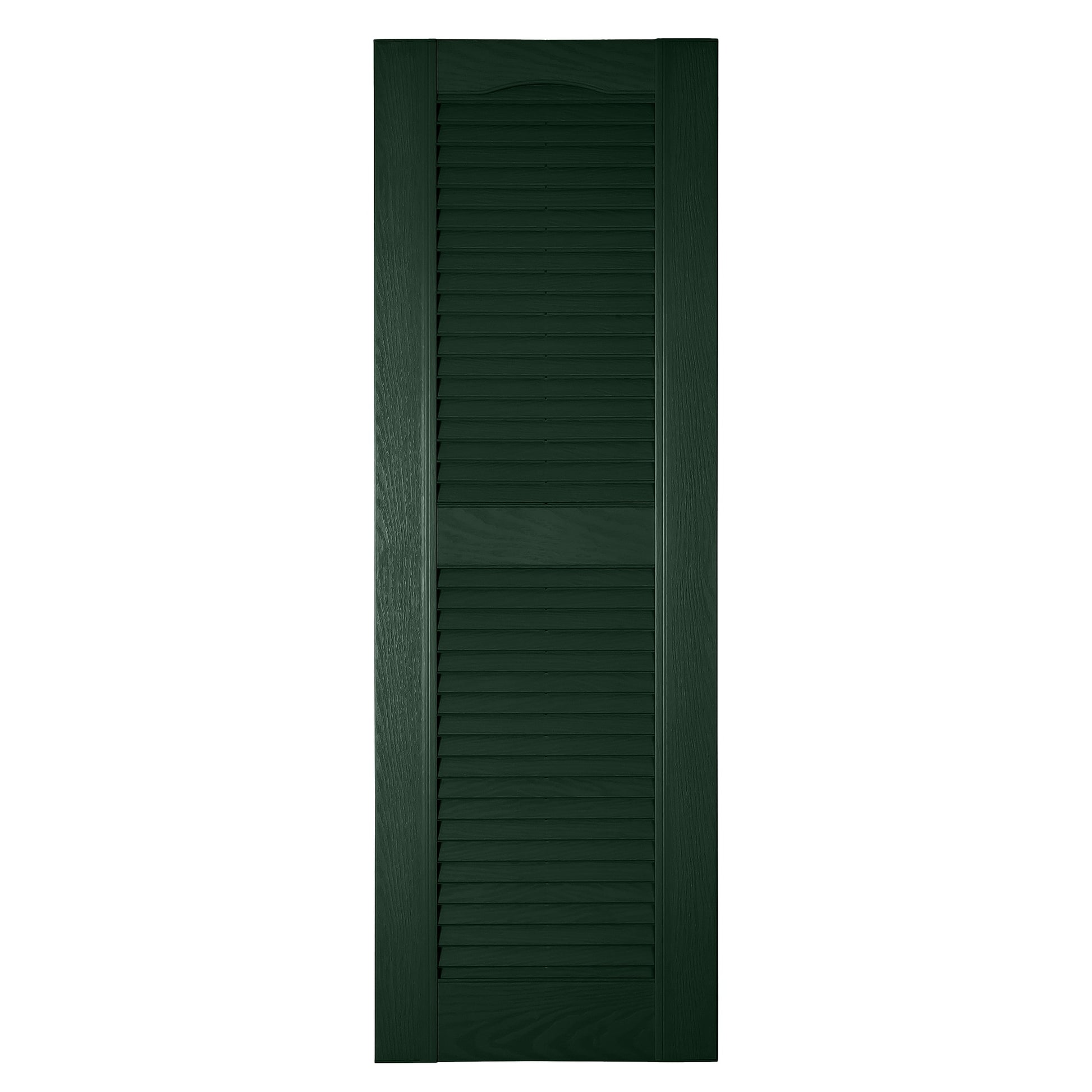 RELIABILT 16.25-in W x 83-in H Heritage Green Louvered Polypropylene Exterior Shutters ( 2 -Pack )