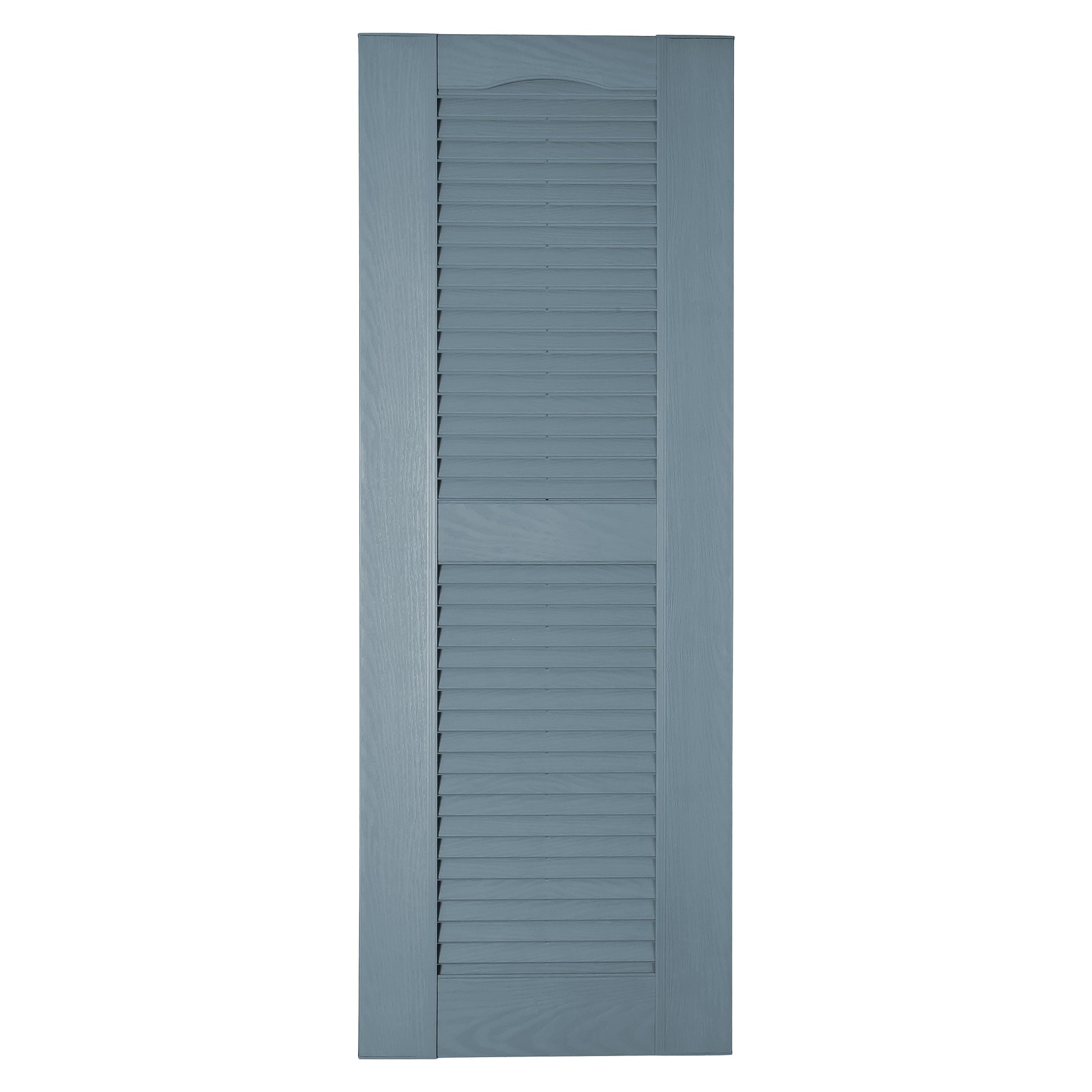 RELIABILT 17.75-in W x 76-in H Colonial Blue Louvered Polypropylene Exterior Shutters ( 2 -Pack )