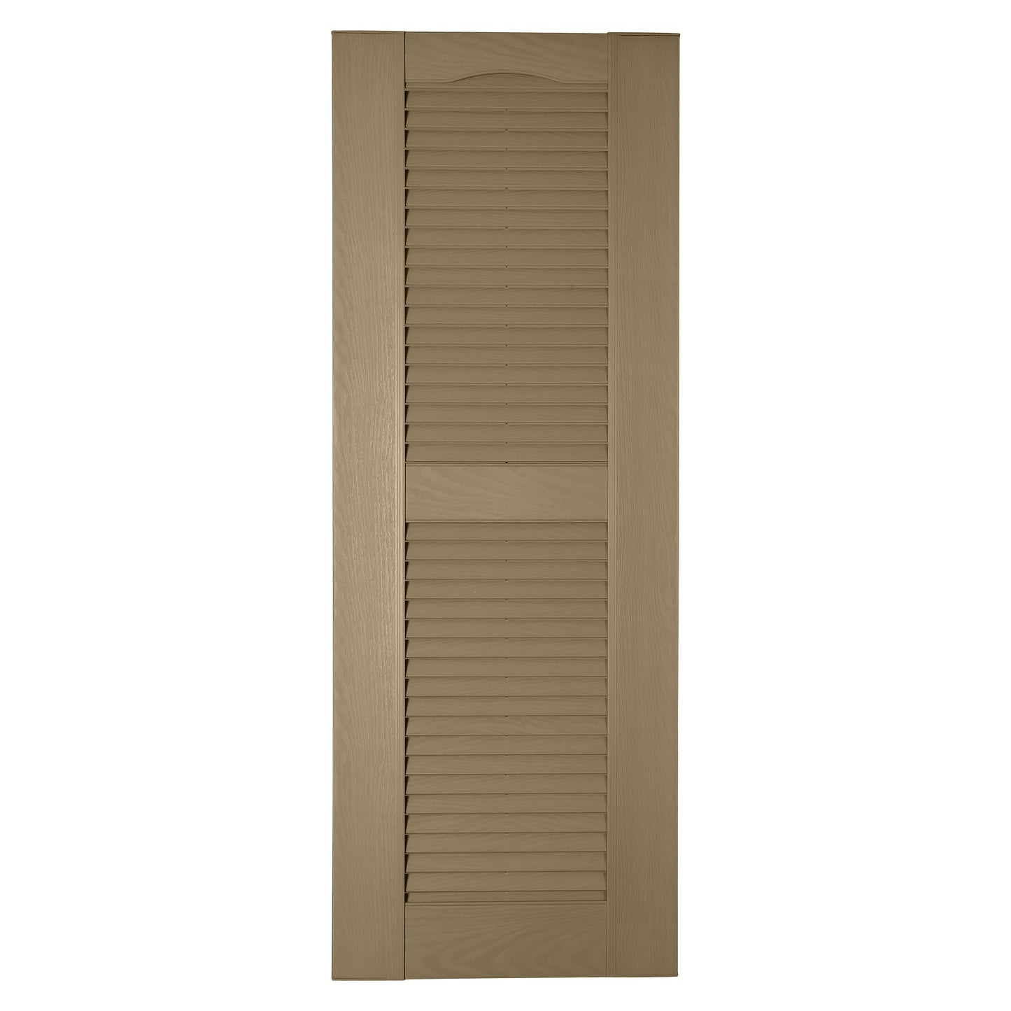 RELIABILT 17.75-in W x 76-in H Potters Clay Louvered Exterior Shutters ( 2 -Pack )