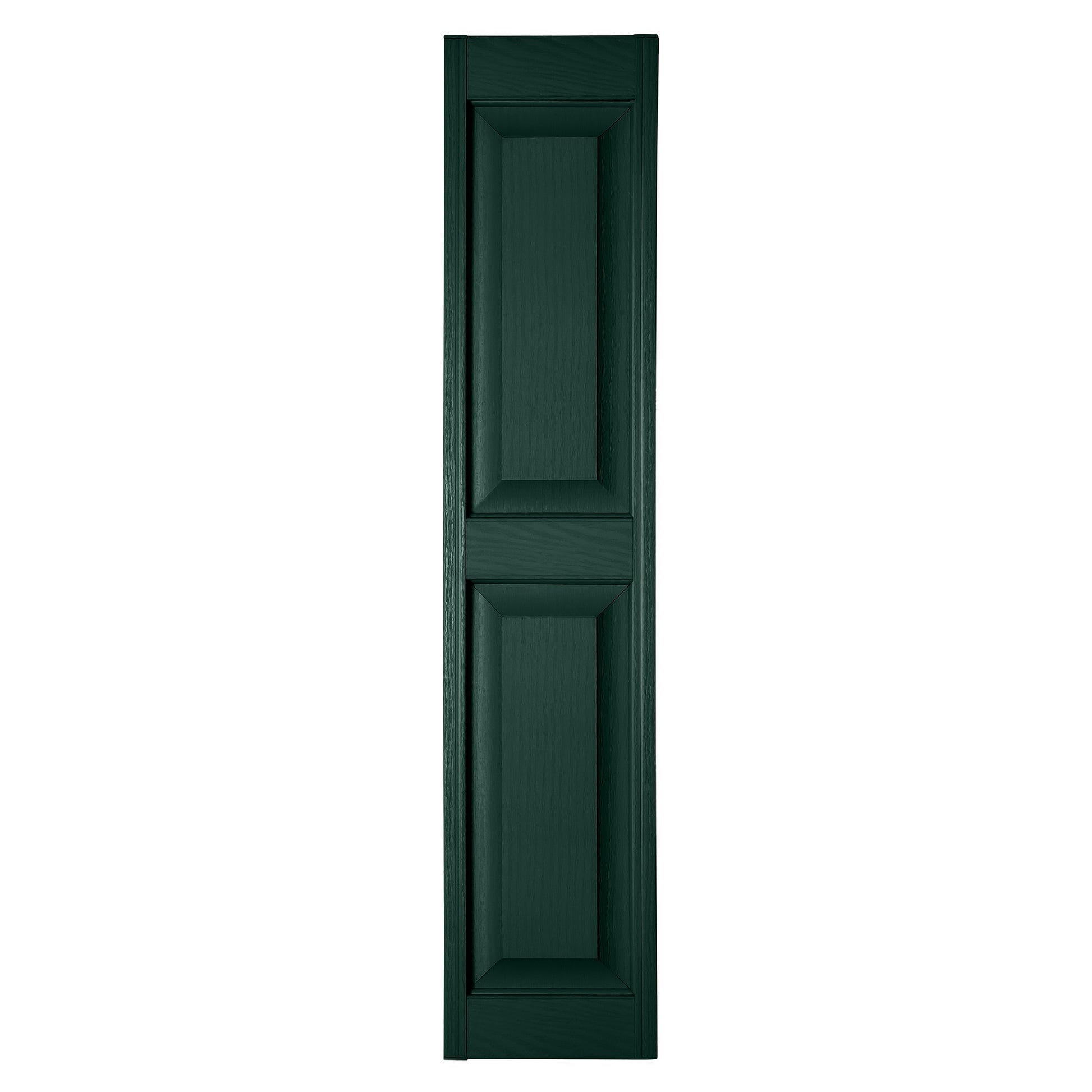 RELIABILT 10-in W x 81-in H Pine Green Raised panel Polypropylene Exterior Shutters ( 2 -Pack )