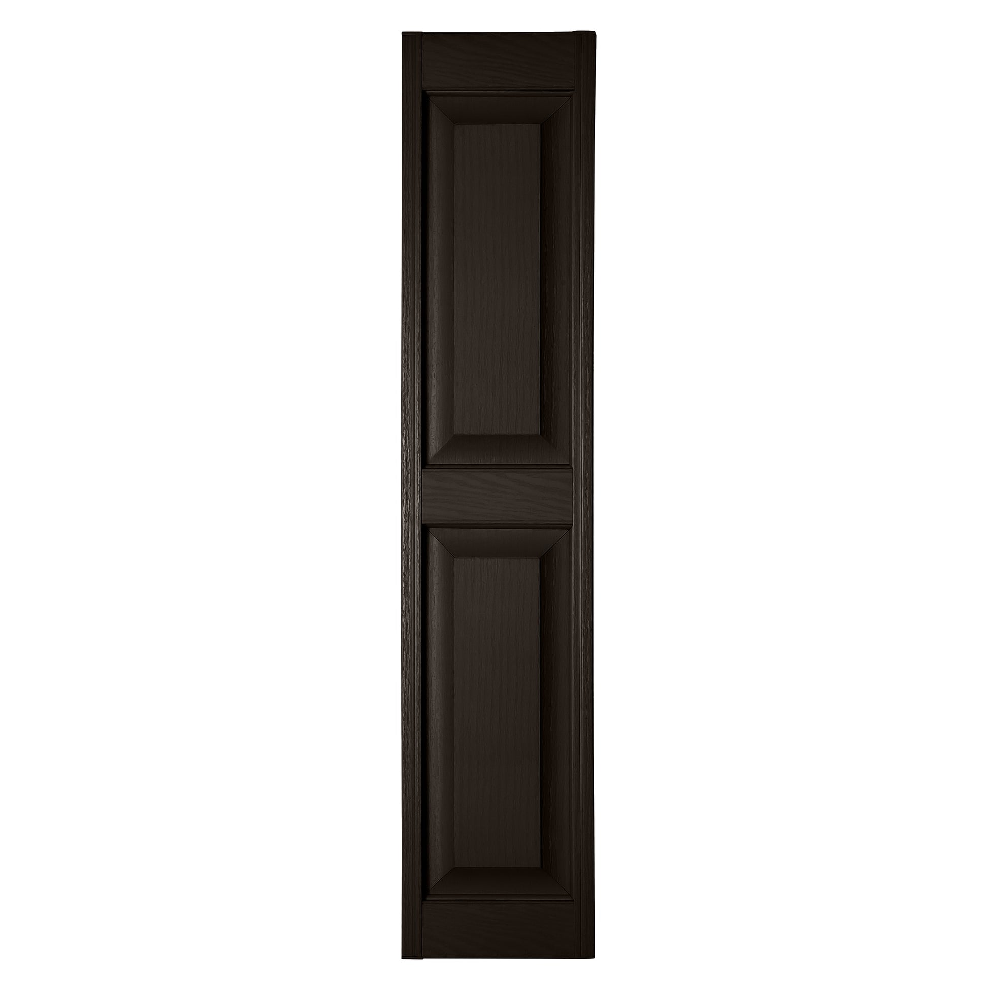 RELIABILT 10-in W x 83-in H Chocolate Chip Raised panel Polypropylene Exterior Shutters ( 2 -Pack )