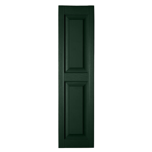RELIABILT 12-in W x 83-in H Heritage Green Raised panel Polypropylene Exterior Shutters ( 2 -Pack )