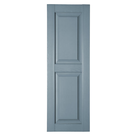 RELIABILT 16.25-in W x 83-in H Colonial Blue Raised panel Polypropylene Exterior Shutters ( 2 -Pack )