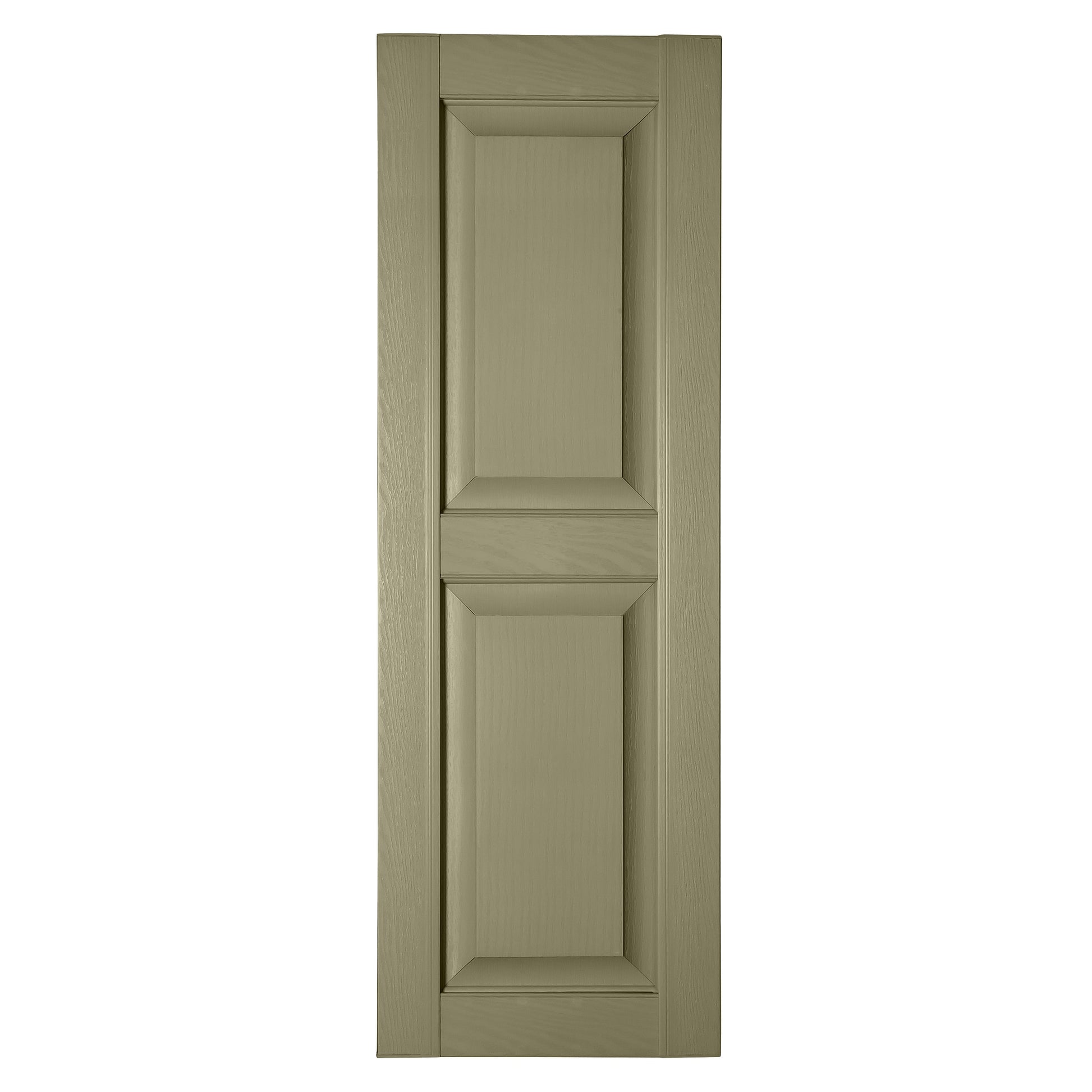 RELIABILT 16.25-in W x 83-in H Sage Raised panel Polypropylene Exterior Shutters ( 2 -Pack )