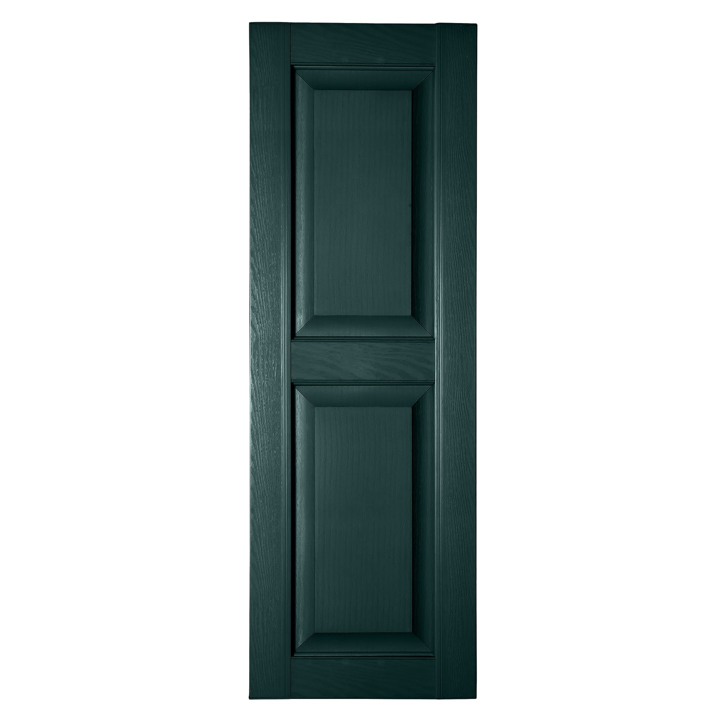 RELIABILT 16.25-in W x 84-in H Ebony Green Raised panel Polypropylene Exterior Shutters ( 2 -Pack )