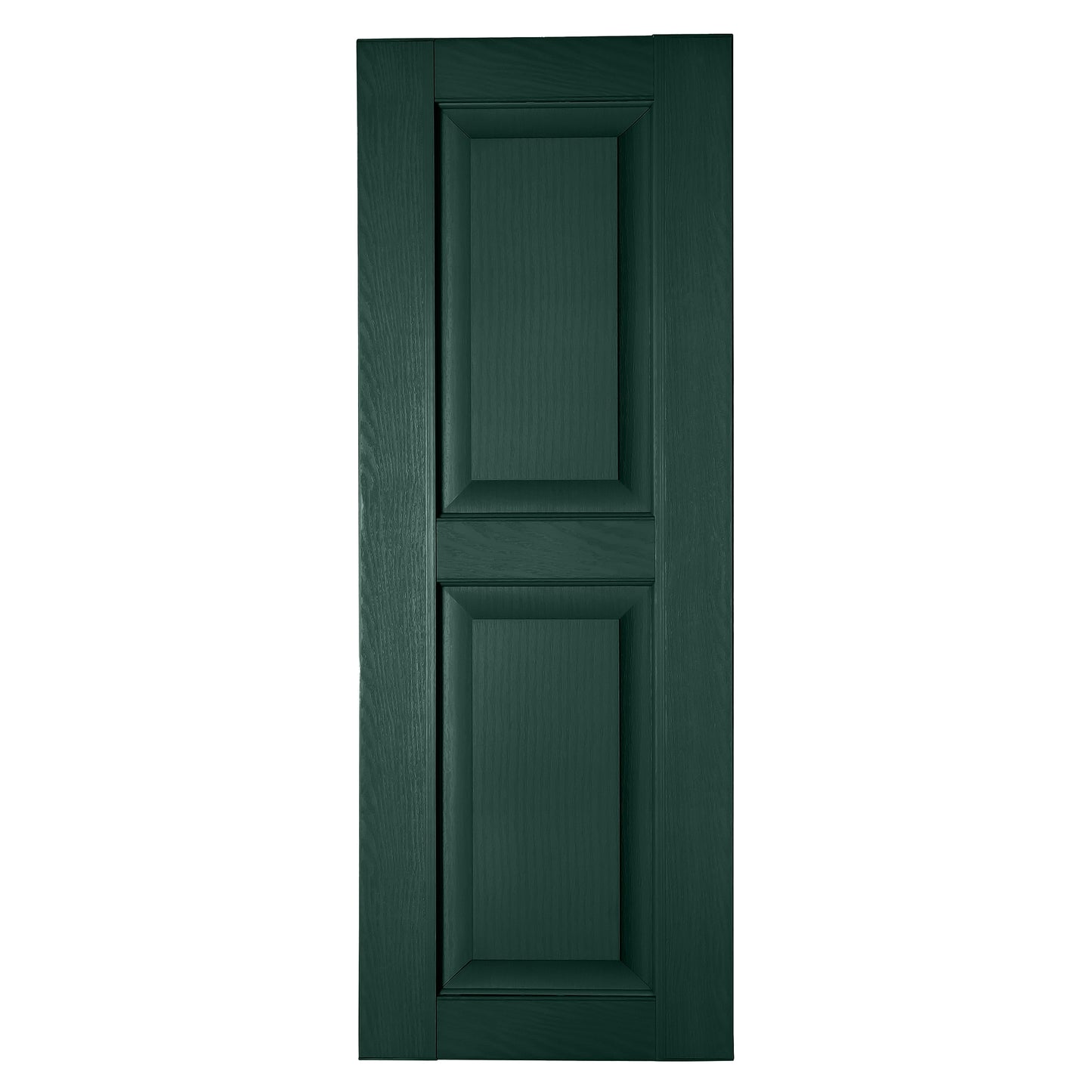 RELIABILT 17.75-in W x 80-in H Pine Green Raised panel Polypropylene Exterior Shutters ( 2 -Pack )
