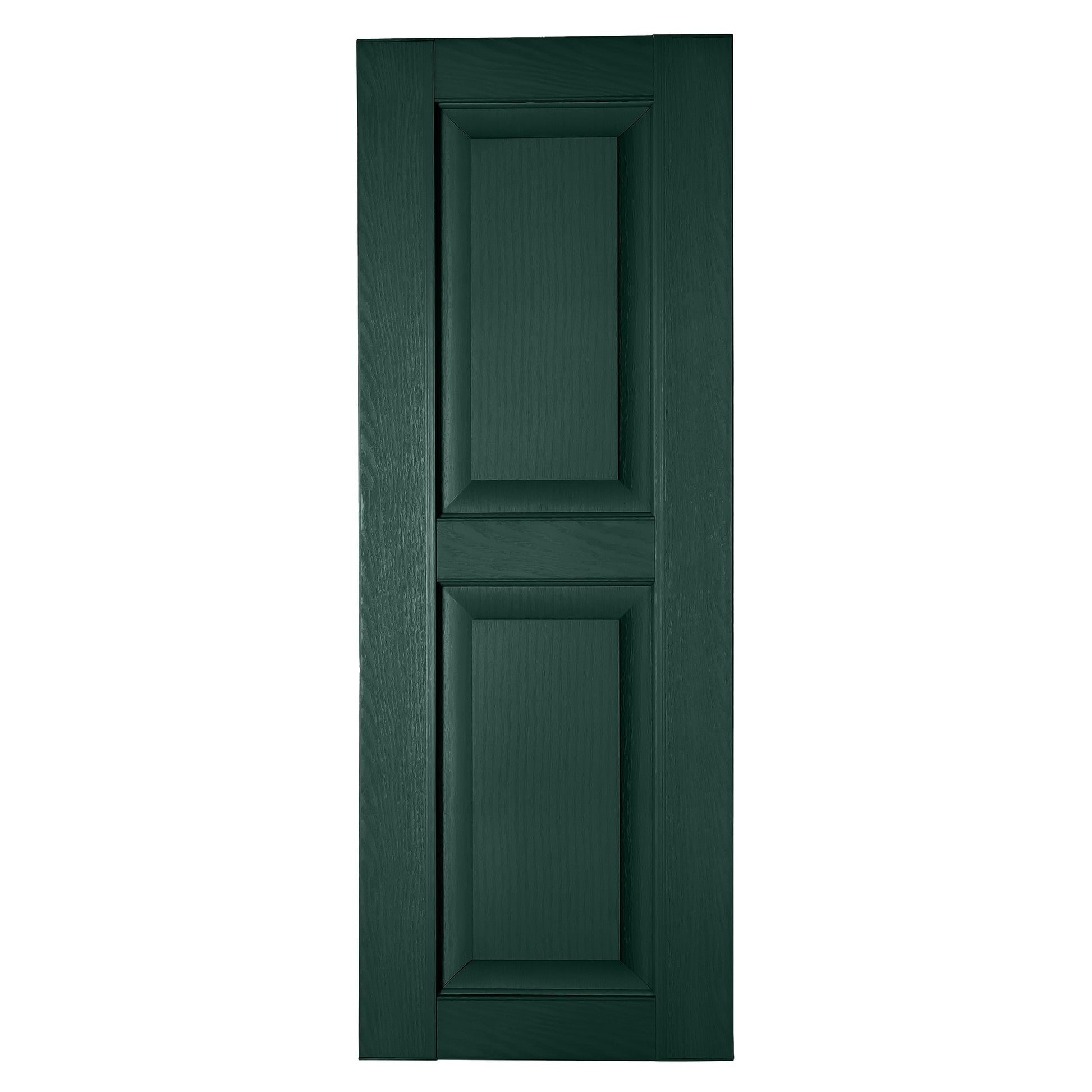 RELIABILT 17.75-in W x 80-in H Pine Green Raised panel Polypropylene Exterior Shutters ( 2 -Pack )
