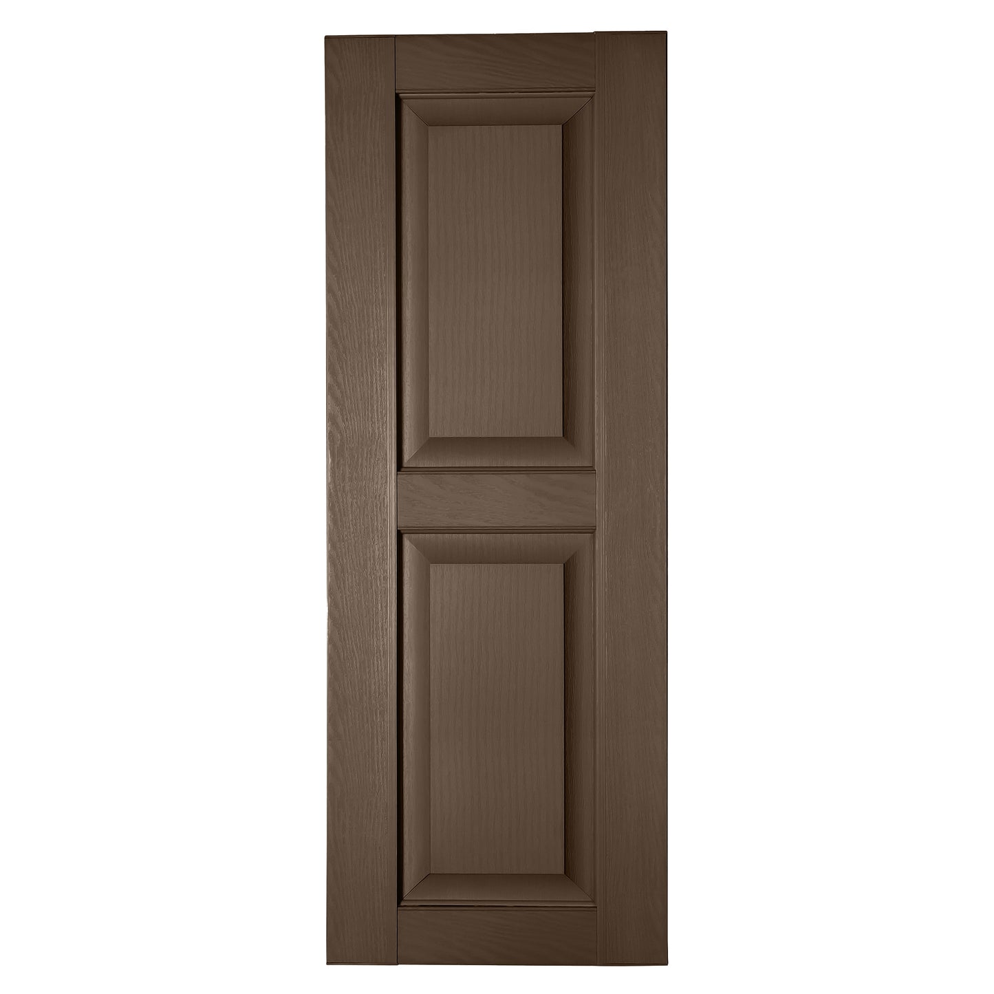RELIABILT 17.75-in W x 78-in H Bronze Raised panel Polypropylene Exterior Shutters ( 2 -Pack )