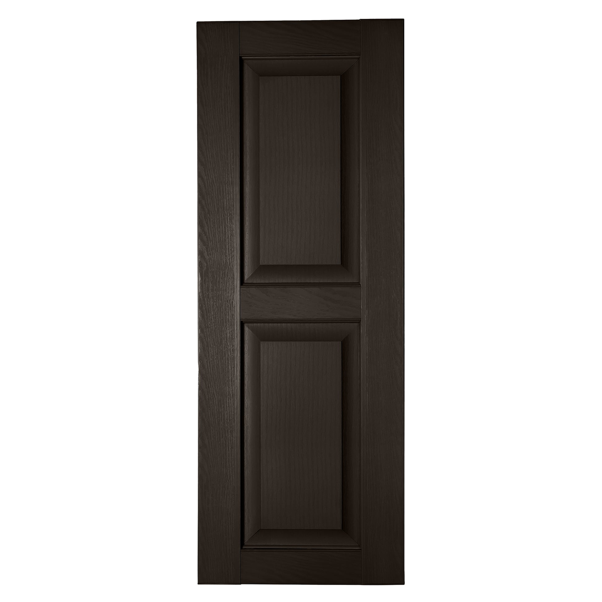 RELIABILT 17.75-in W x 75-in H Chocolate Chip Raised panel Polypropylene Exterior Shutters ( 2 -Pack )