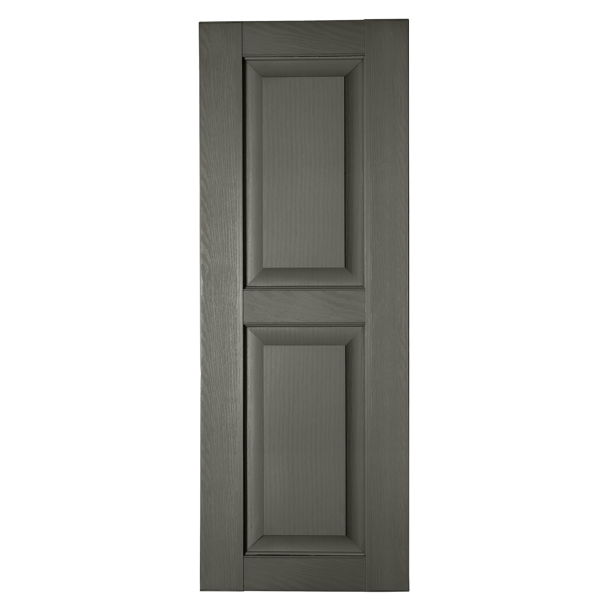RELIABILT 17.75-in W x 75-in H Dove Gray Raised panel Polypropylene Exterior Shutters ( 2 -Pack )