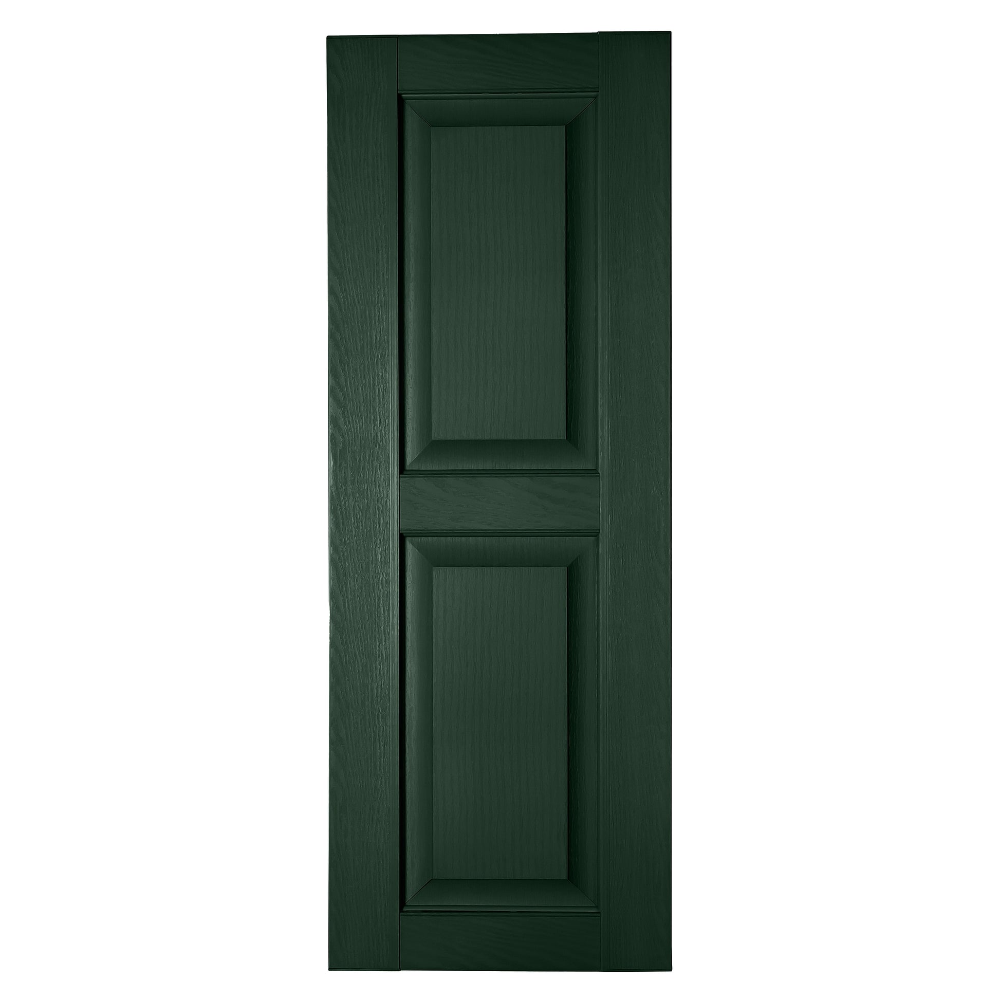 RELIABILT 17.75-in W x 75-in H Heritage Green Raised panel Polypropylene Exterior Shutters ( 2 -Pack )