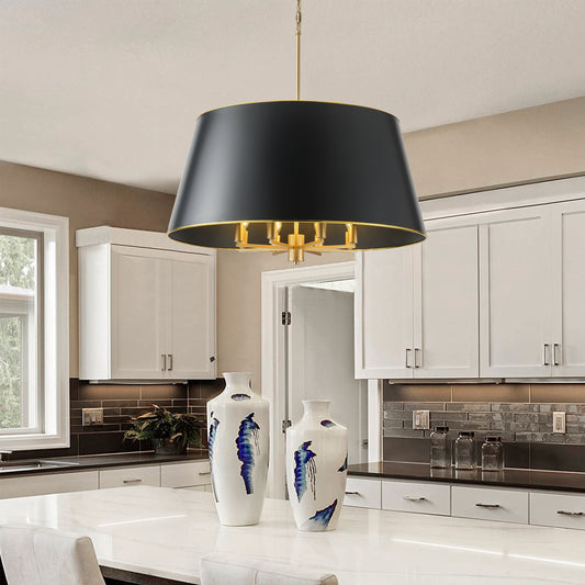 Aiwen 8 -Light Gold Indoor Metal Metal Chandelier