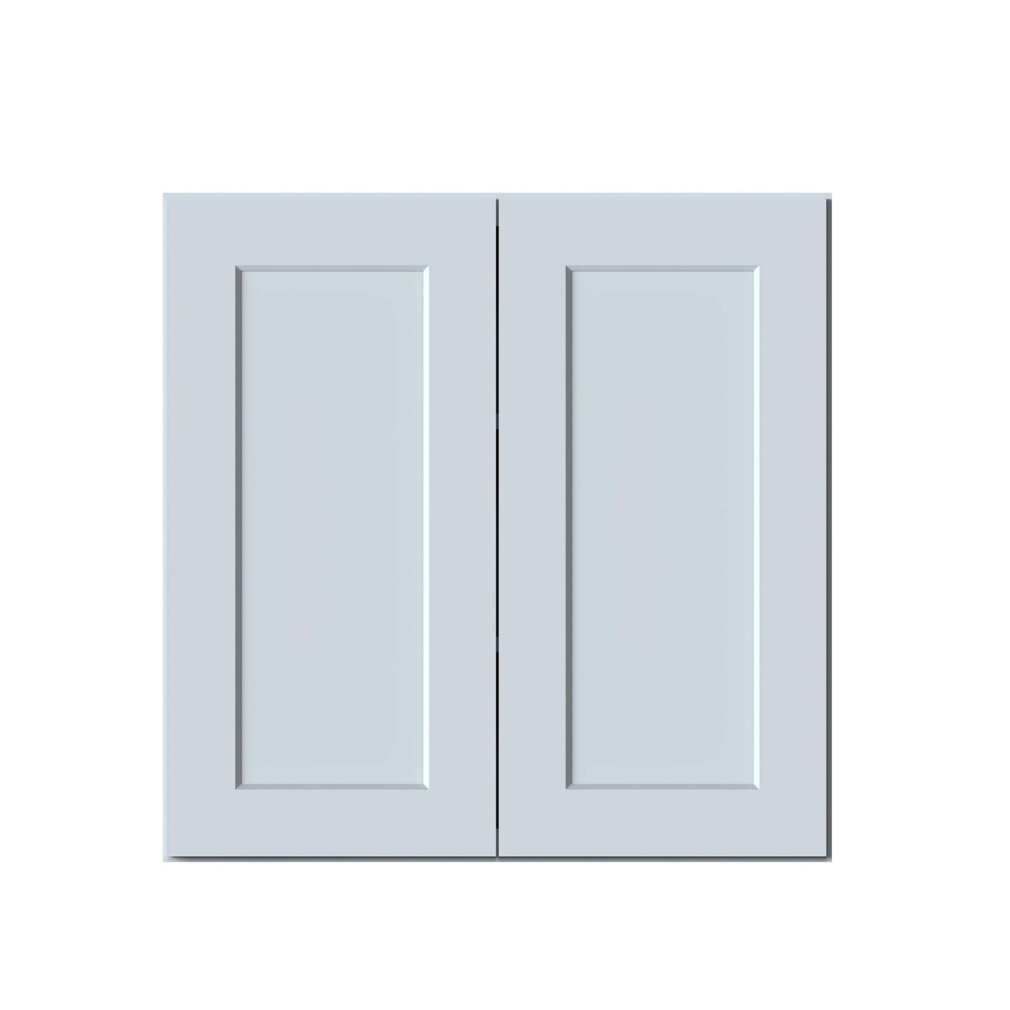Boyel Living 30in.W x12in.D x30in.H Dove Gray WALL CABINET Fully assembled Cabinet With Two HDF Doors