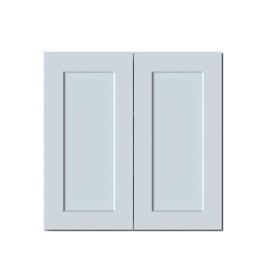 Boyel Living 30in.W x12in.D x30in.H Dove Gray WALL CABINET Fully assembled Cabinet With Two HDF Doors