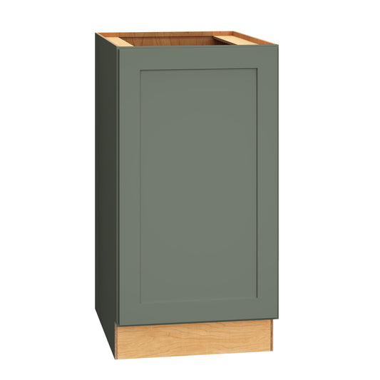 Diamond Express Jamestown 18-in W x 34.5-in H x 24-in D Retreat Green Base Fully Assembled Plywood Cabinet Recessed Panel Shaker
