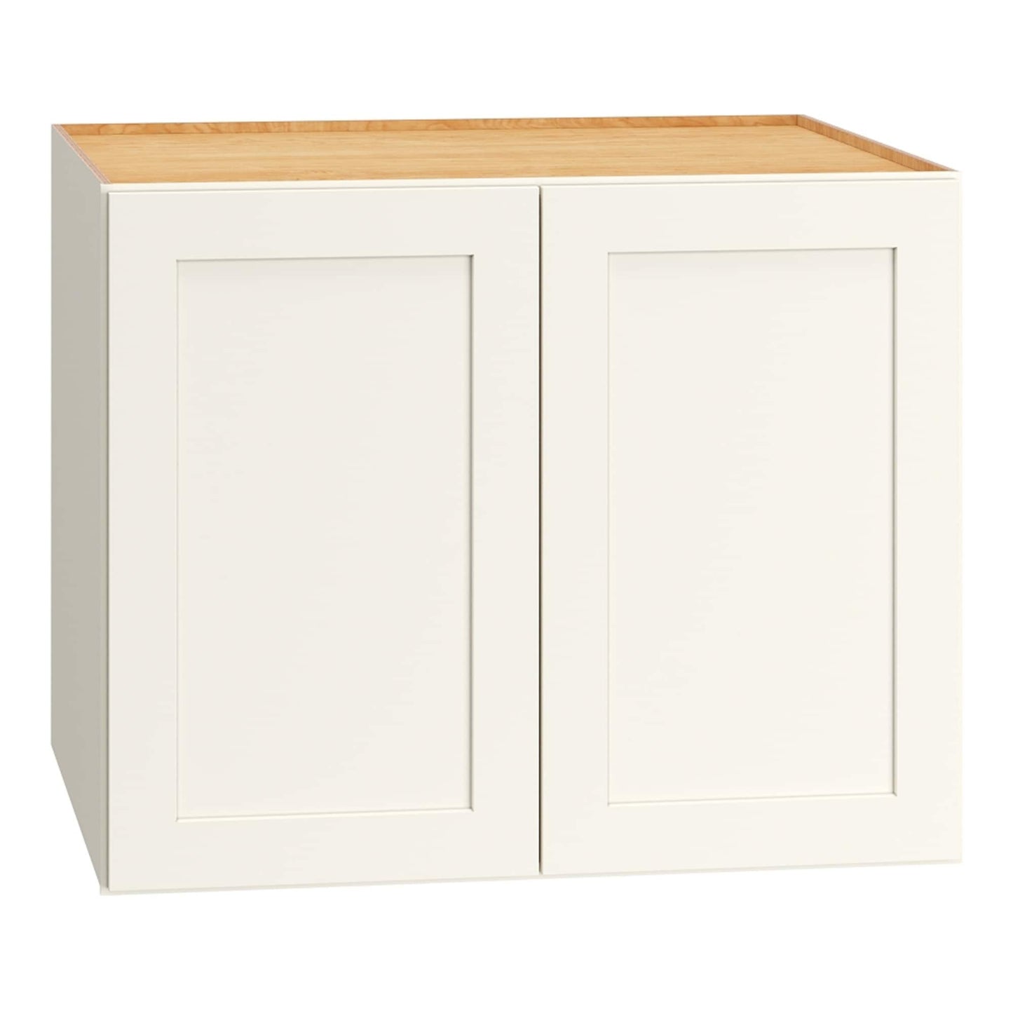 Diamond Express Jamestown 30-in W x 24-in H x 24-in D White Wall Fully Assembled Plywood Cabinet Recessed Panel Shaker