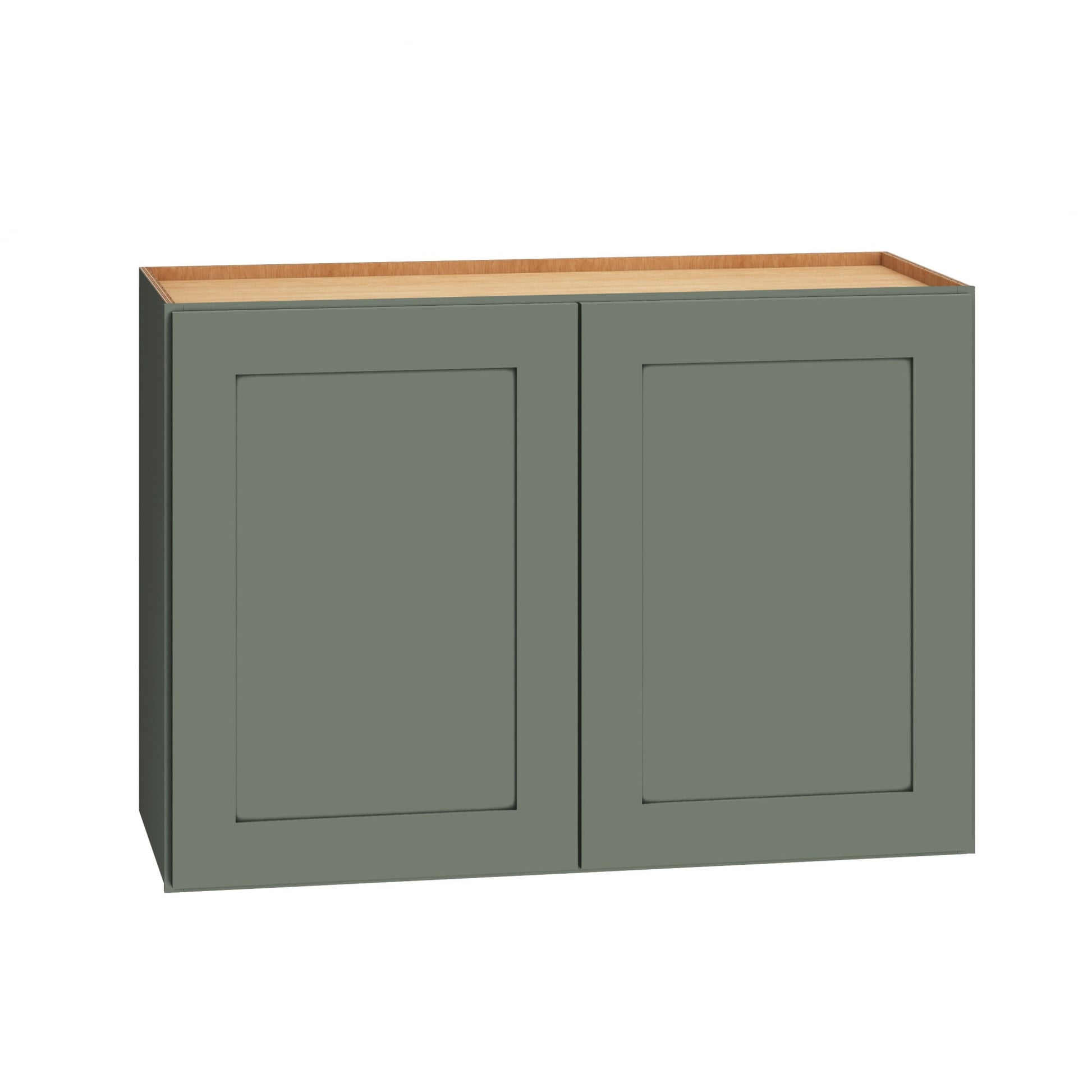 Diamond Express Jamestown 30-in W x 21-in H x 12-in D Retreat Green Wall Fully Assembled Plywood Cabinet Recessed Panel Shaker
